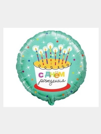 С Днем рождения Торт со свечками