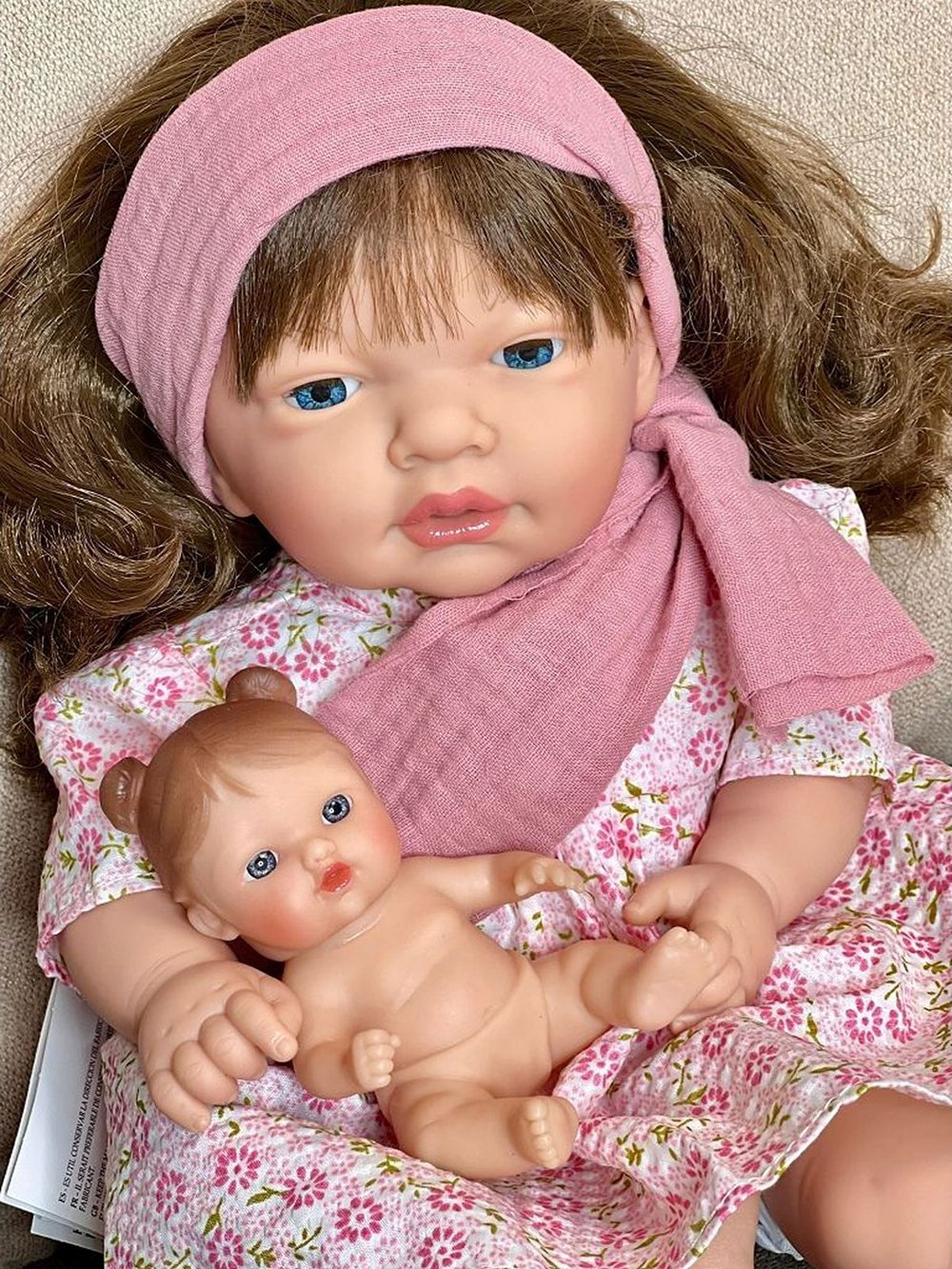 Кукла Nines 40см мягконабивная в пакете (N1610K)