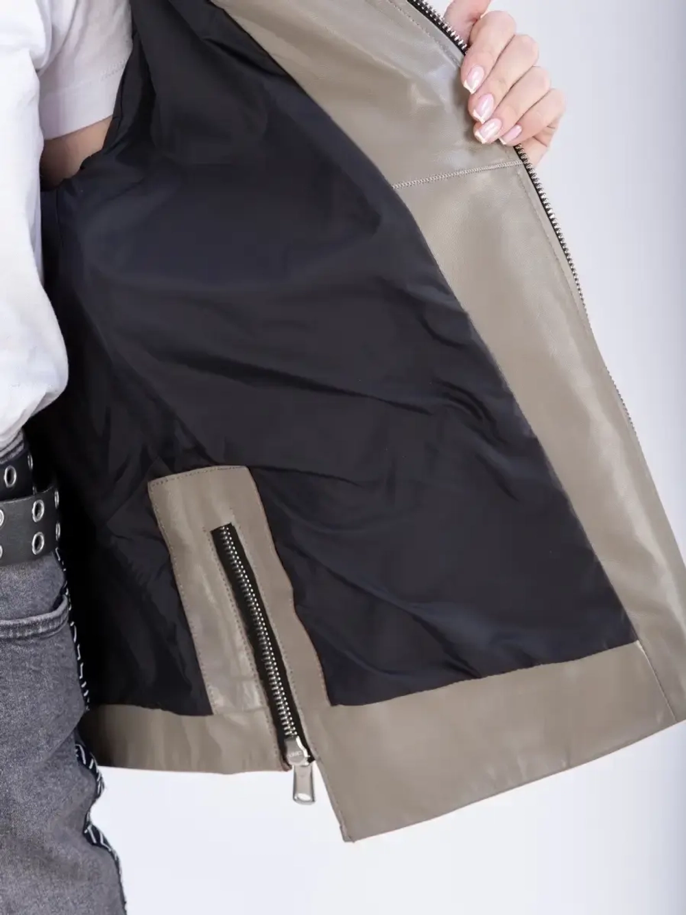 Куртка женская из натуральной кожи