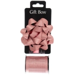 Набор для декорирования «Мерцание» бант d=10 см, лента 1,6 см (10м), Шоколад