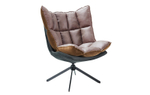 Дизайнерское кресло HUSK DC-1565F коричневое/серое (BROWN/grey)