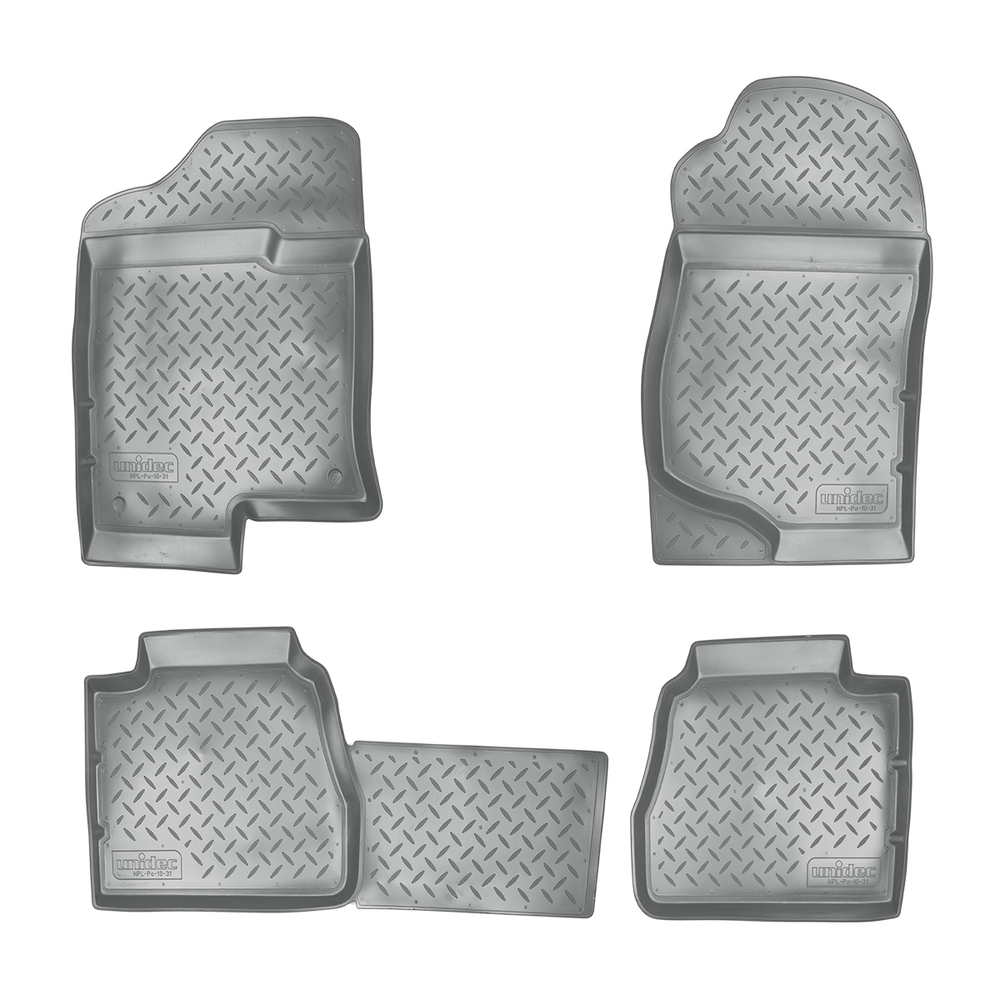 Ковры в салон Norplast/Unidec для Chevrolet Tahoe (2007-)Полиуретан,Серый, арт.NPL-Po-10-31-G