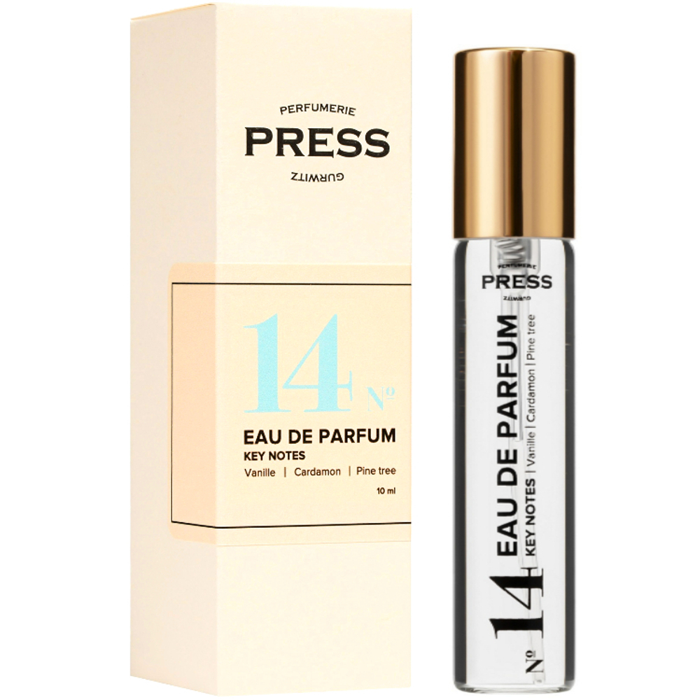 Парфюмированная вода PRESS GURWITZ PERFUMERIE №14