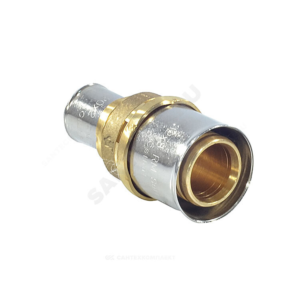 Муфта переходная для МП/PE-X труб латунь пресс Дн 32х20 RM103 Giacomini RM103Y021