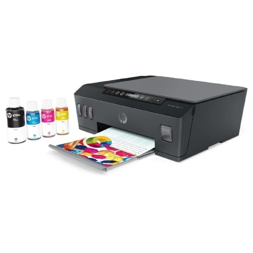 МФУ HP Smart Tank 515 (1TJ09A) (МФУ, А4, 1200х1200 ч / б, 4800x1200 цвет., 22 стр / мин (ч / б А4), 16 стр / мин (цветн. А4), 256 МБ, USB, Bluetooth, Wi-Fi)