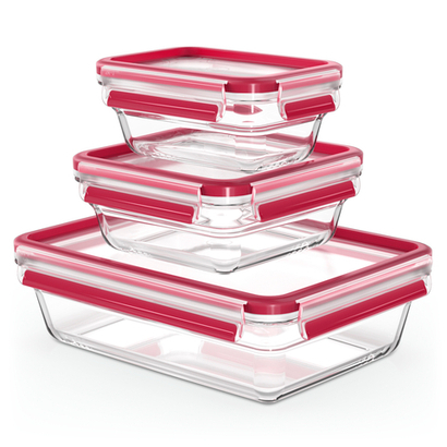 Набор контейнеров Tefal Masterseal Glass 3 предмета F1050210
