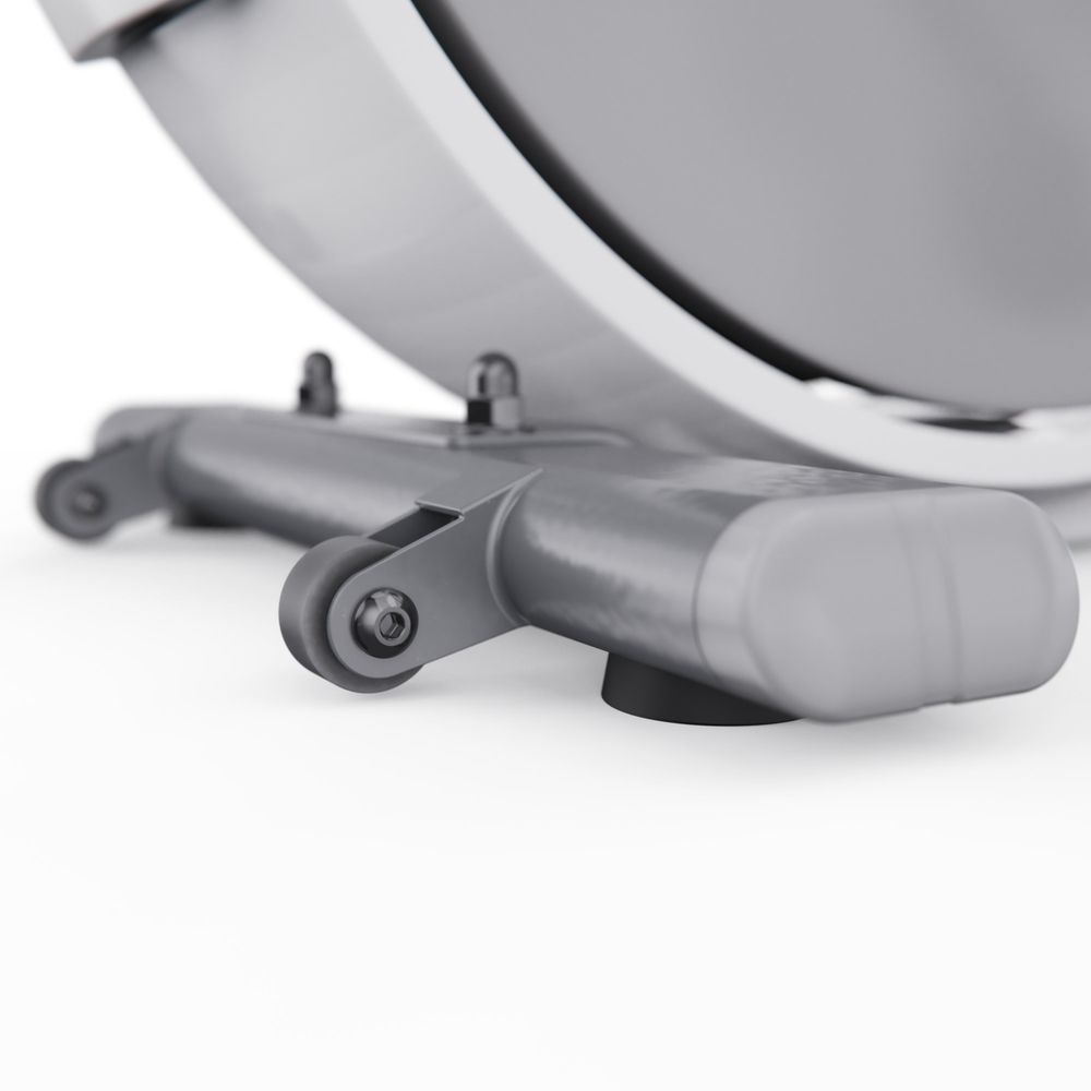 Электромагнитный эллиптический тренажер DFC Westinghouse 13Y, белый, с изменяемым углом наклона