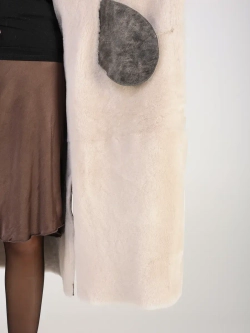 Дубленка зимняя натуральная длинная и теплая