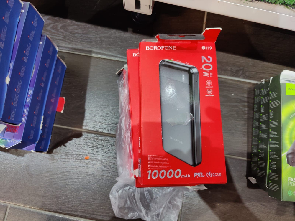 Портативный аккумулятор BOROFONE/HOCO 10000 mAh PD и QC 3.0 (микс)