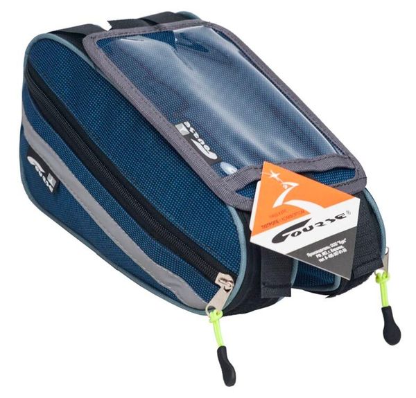 Велосумка на раму с чехлом для телефона