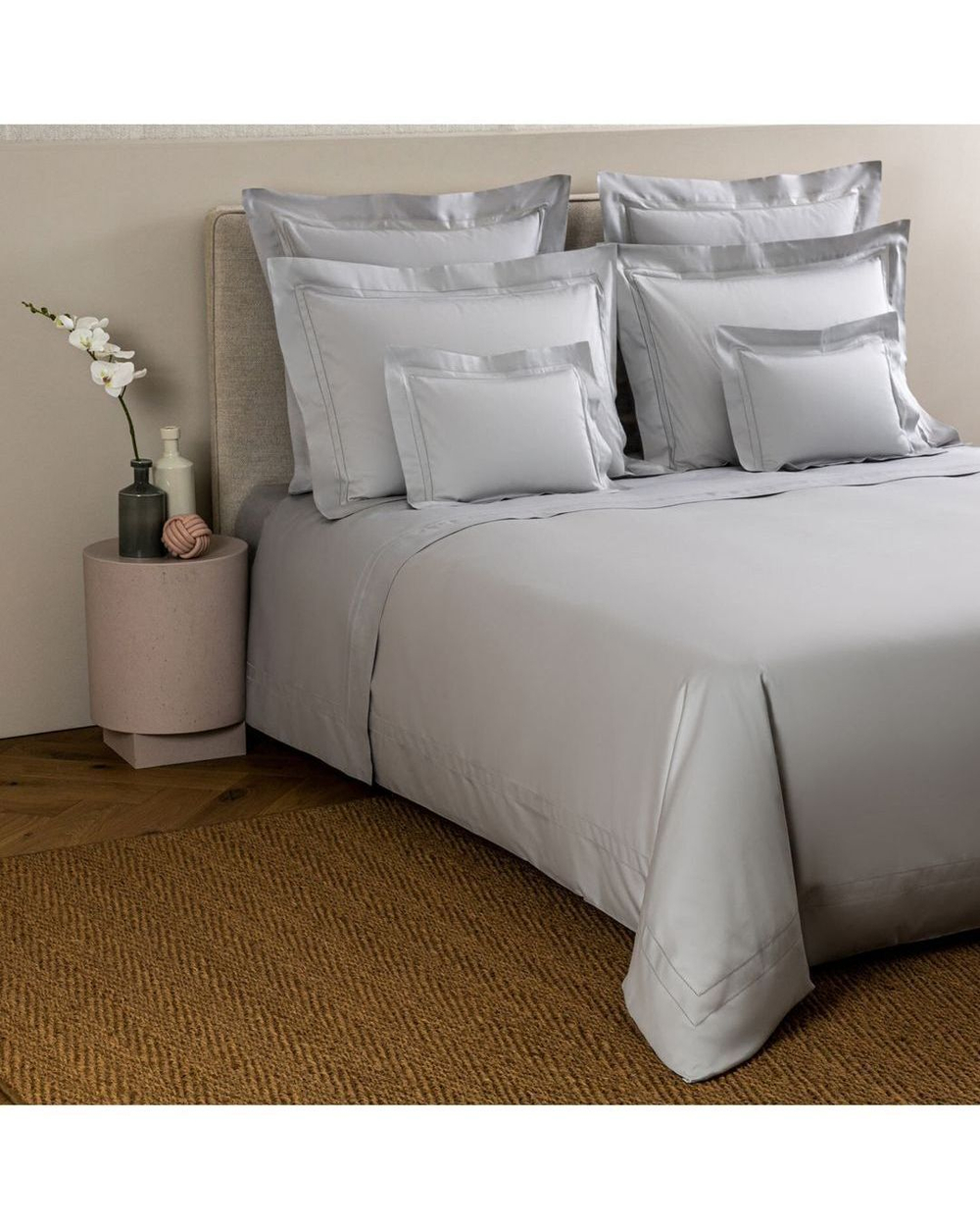 Постельное белье Frette Single Ajour Grey Cliff (240 x 220 см)