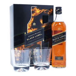 Johnnie Walker Black Label 0,75 л.+2 glass