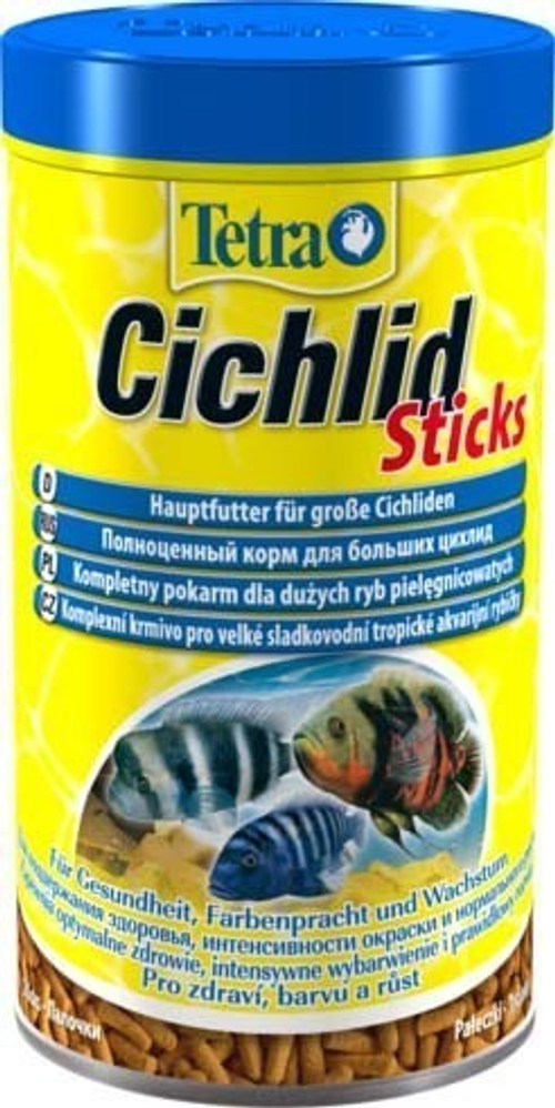 Корм для рыб TetraCichlid Sticks, для цихлид в палочках 1л.