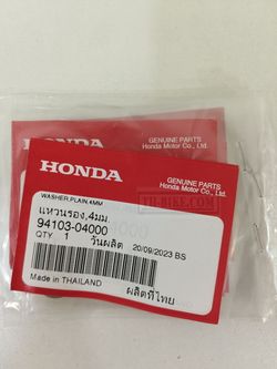 94103-04000. WASHER, PLAIN, 4MM