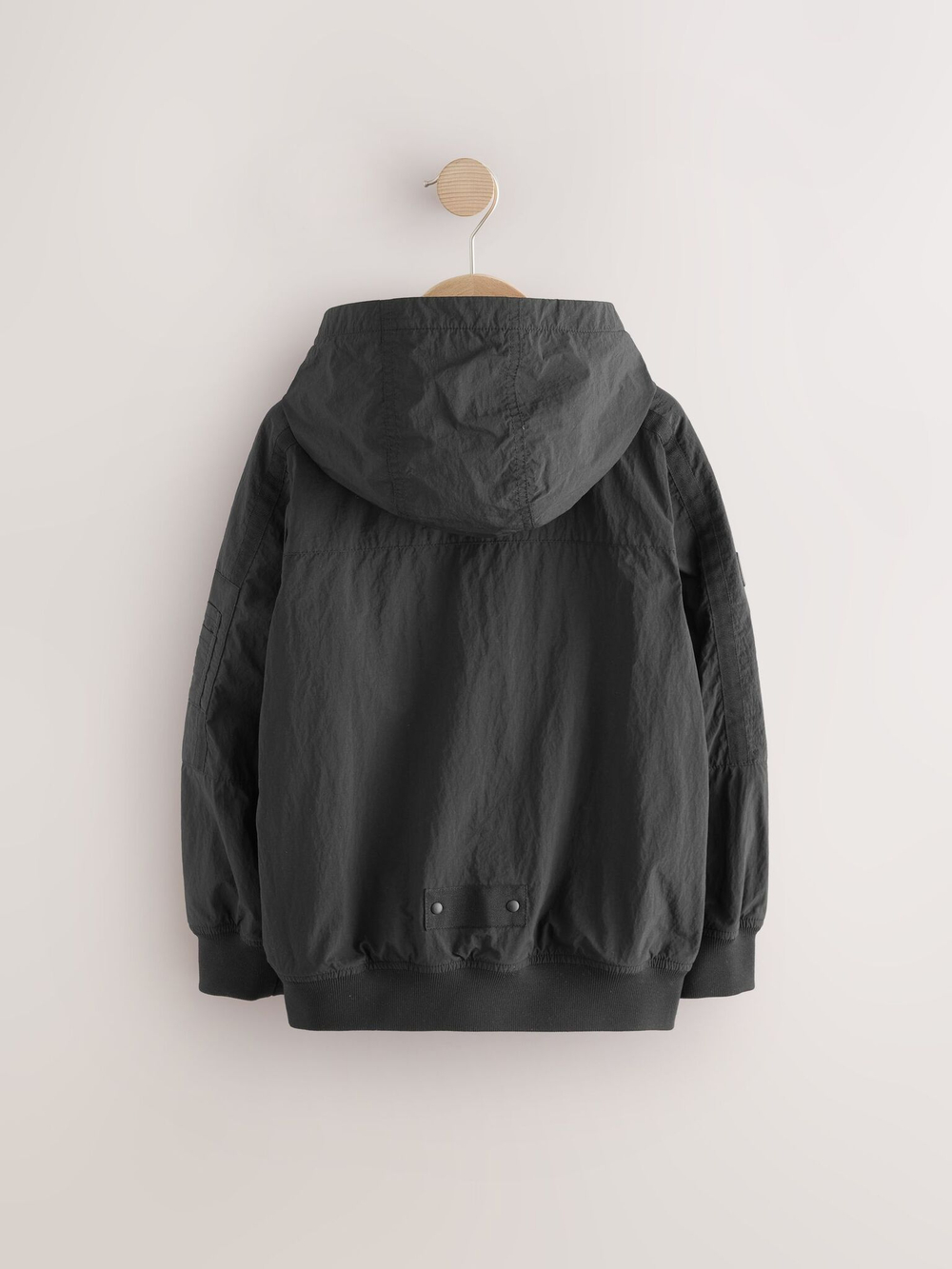 Куртка непромокаемая с капюшоном для мальчика Next E82-314, Черный