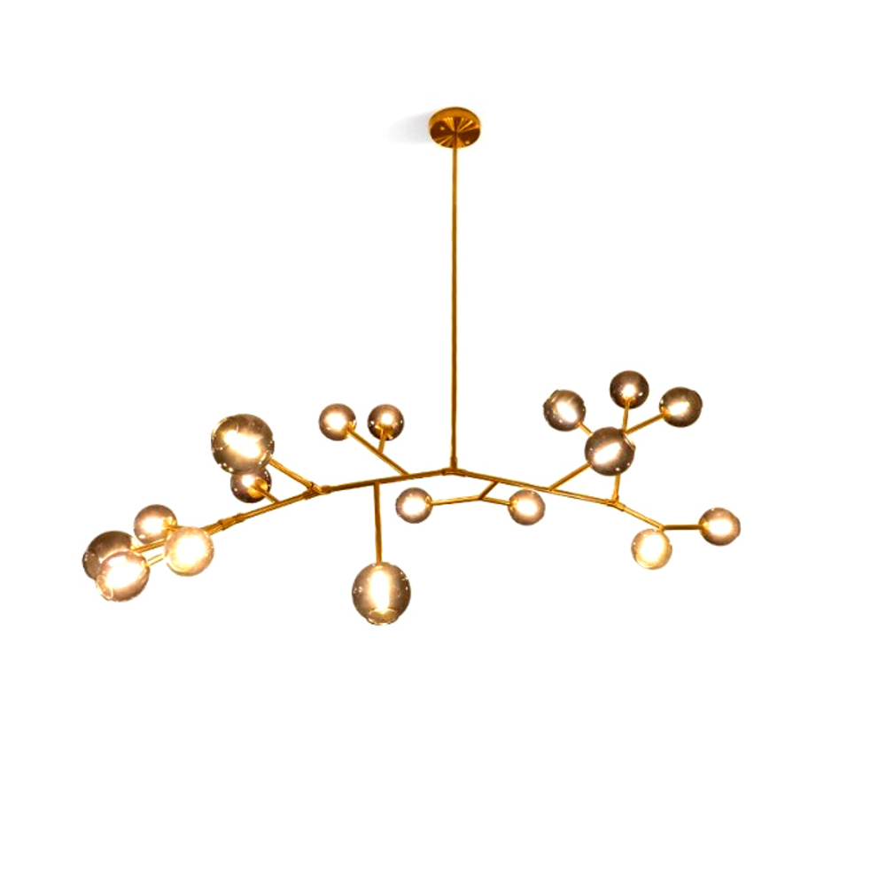 Ceiling design lamp  Last Night Branche by Damien Langlois-Meurinne (brown)