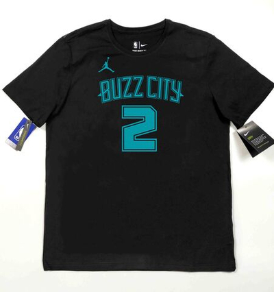 Футболка "Шарлотт Хорнетс" с нанесением Ламело Болла