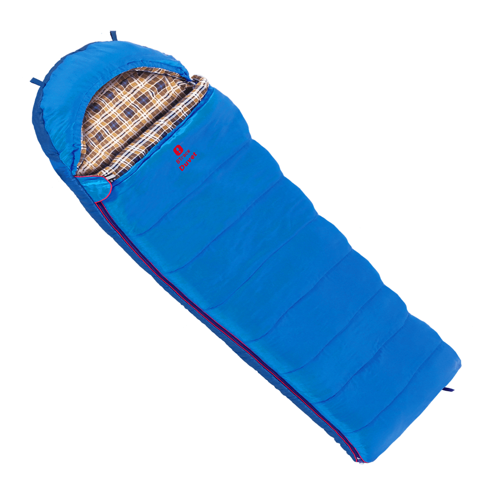 Мешок спальный BTrace Duvet (Правый, Серый/Синий), (ТК: 0C)