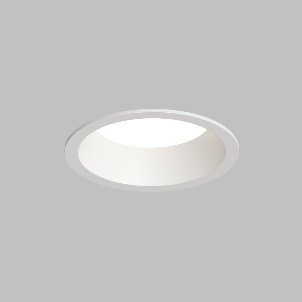 DK3103-WH Встраиваемый влагозащищенный светильник, IP 65, 10 Вт, GU5.3, LED, белый, пластик