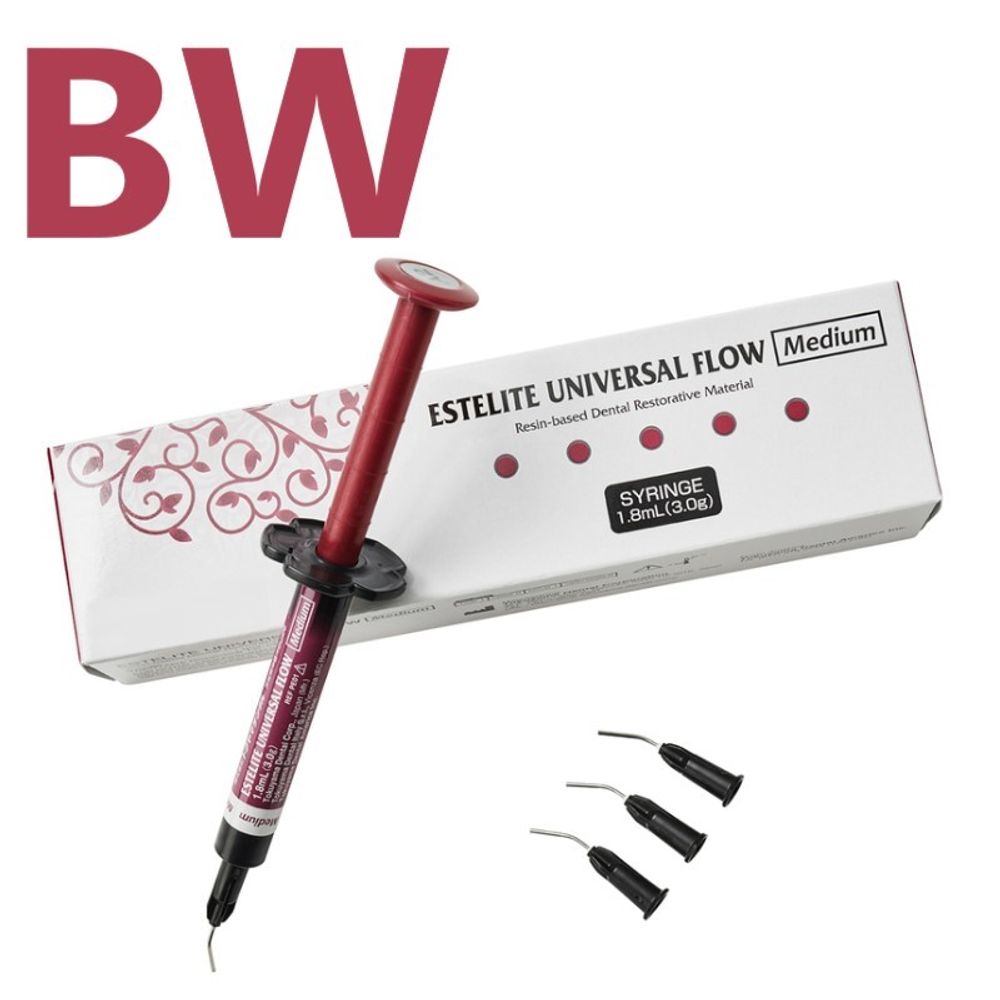 Estelite Universal Flow (Medium) BW (3гр.), Эстелайт Универсал Флоу BW, жидкотекучий пломбировочный