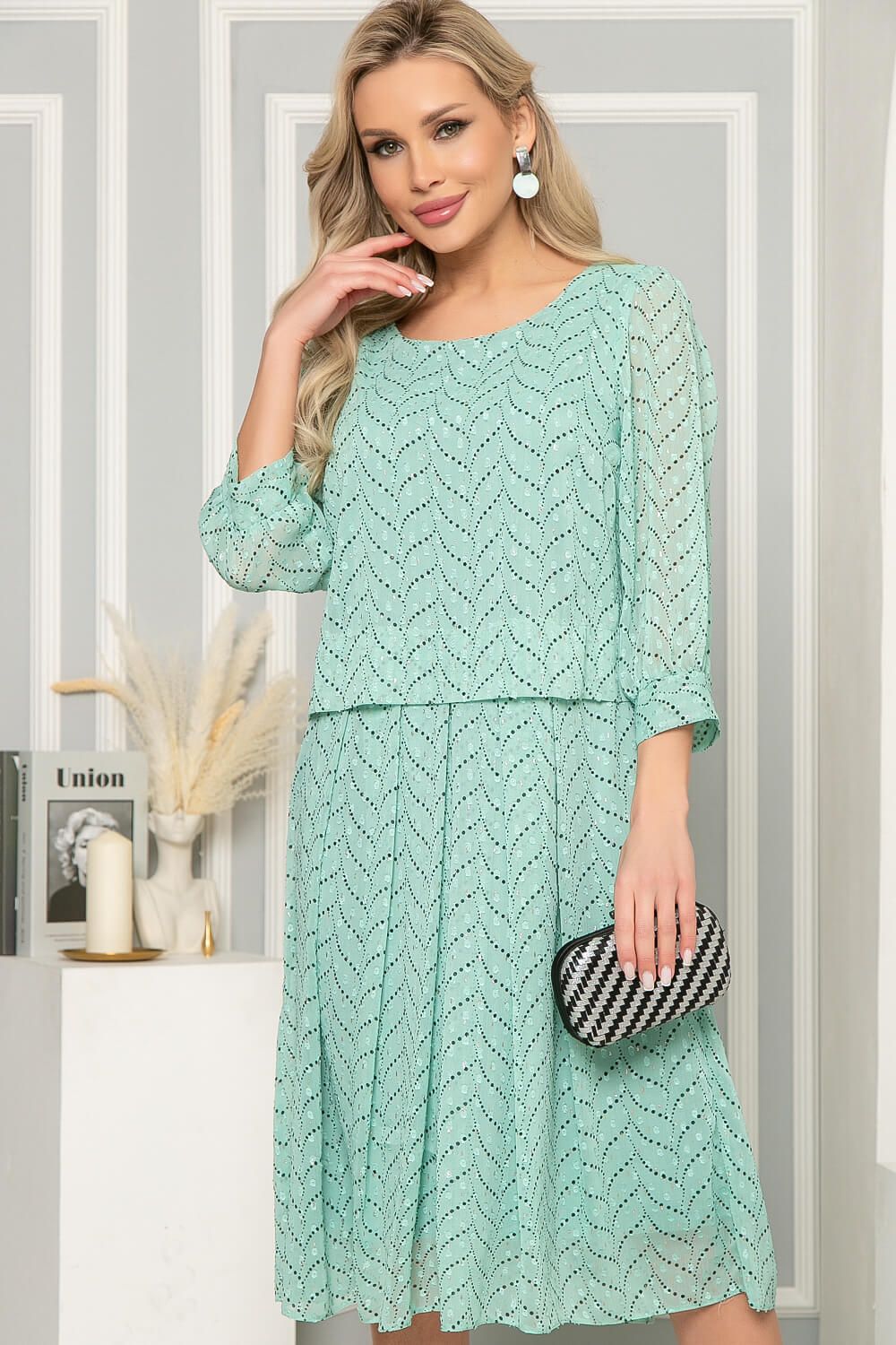 Платье "Пелагея" (мята) П4970 LT Collection