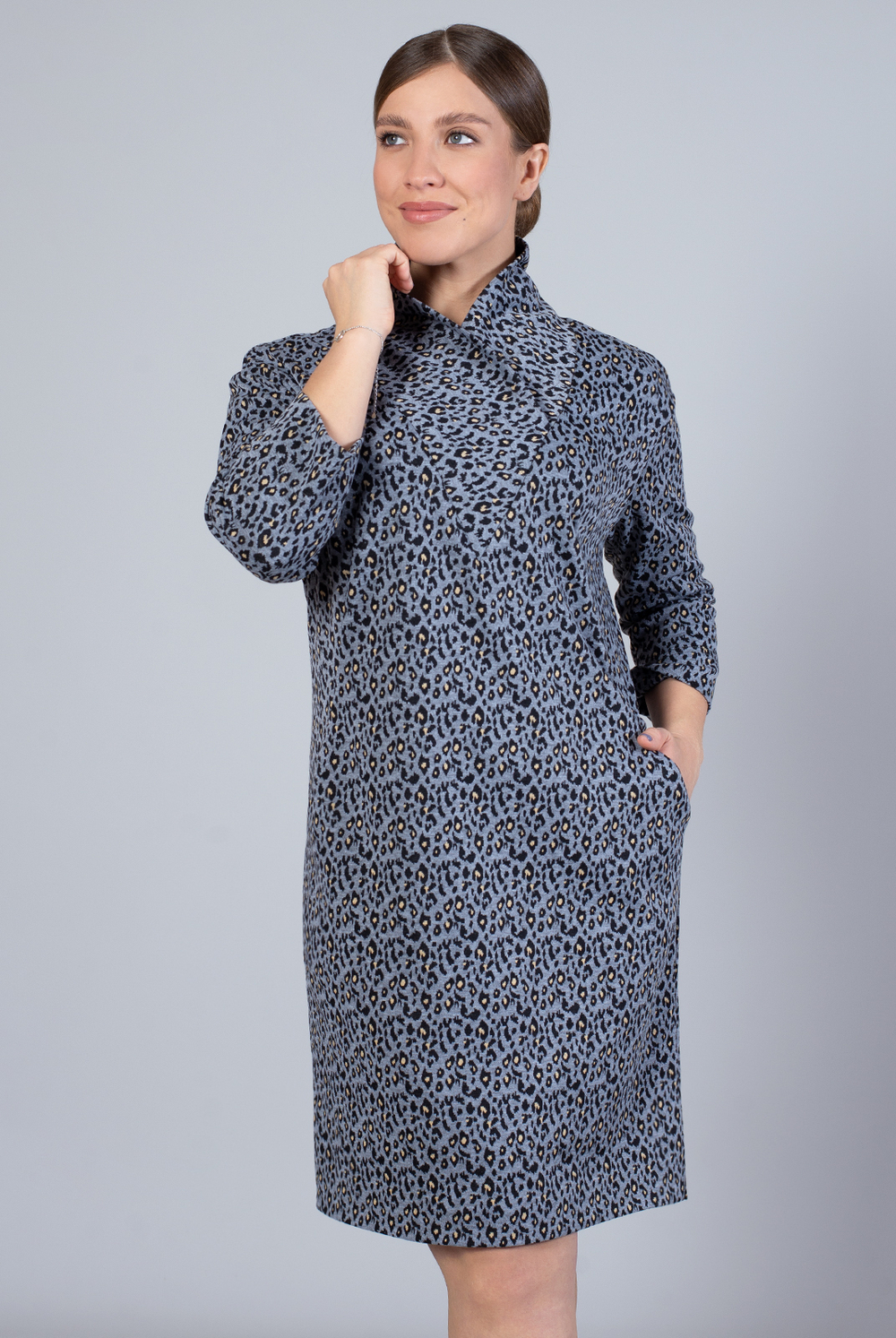 Платье женское 4168ВП, Леопард #225Лее054168ВП