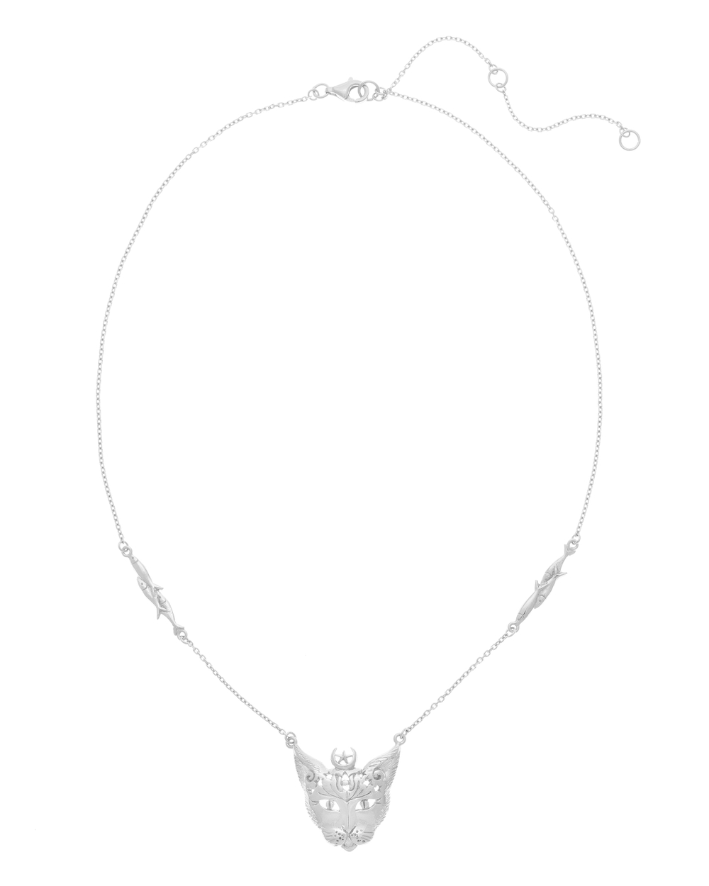 Подвеска с богиней "Бастет", серебро