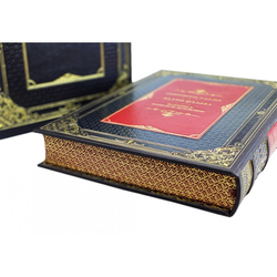 "Повелители экономики и финансов. Сергей Витте и Петр Столыпин" Книга в подарочном кожаном футляре