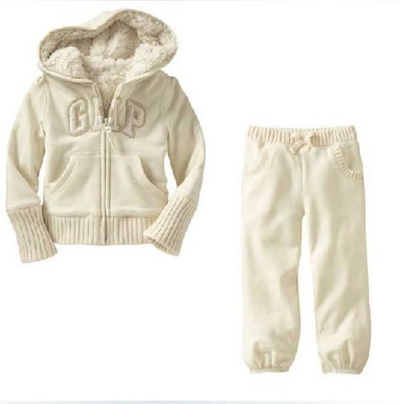 Костюм детский из худи и штанов с аппликацией-логотипом