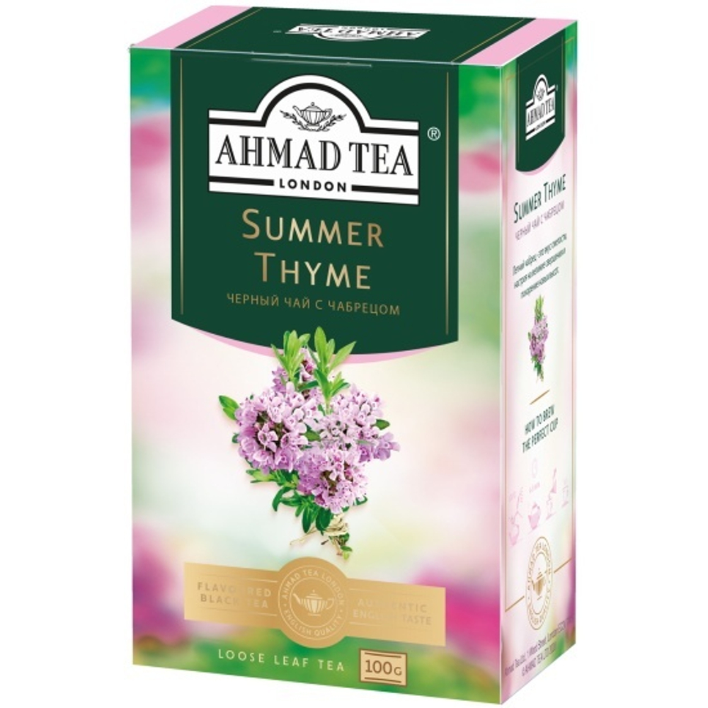 Чай черный Ahmad Tea Летний Чабрец 100гр
