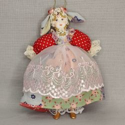 Ёлочная игрушка Девочка-Овечка