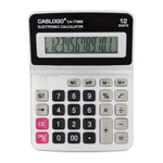 Калькулятор настольный Caslogo 12 Bit, LCD, 14.4*11.2*3 см, серый