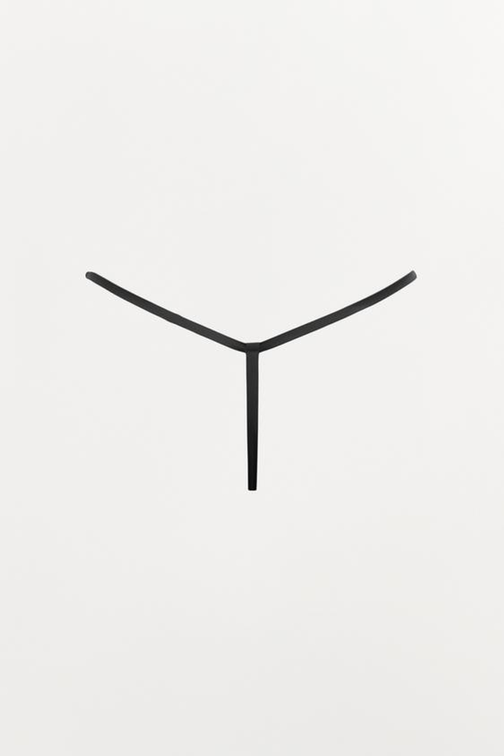 ZARA ТРУСЫ ТАНГА ИЗ СМЕСОВОГО ПОЛИАМИДА, ЧЕРНЫЙ