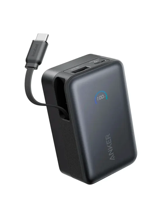 Внешний аккумулятор Anker Nano Power Bank 10000 mAh 45W (A1636) черный