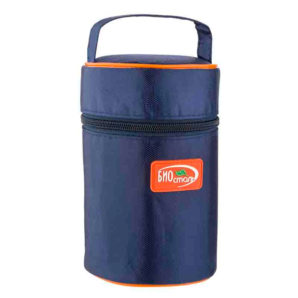 Термос для еды Biostal Авто (0,7 литра) с термочехлом, медный