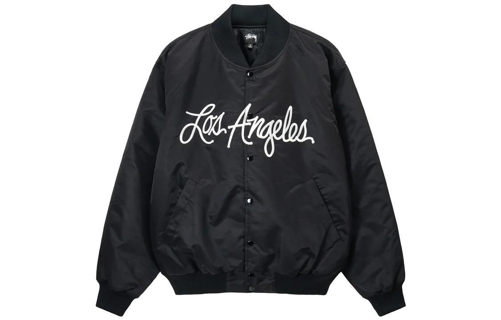 Куртки Stussy SS23 LA CHAPTER SATIN VARSITY JACKET, 115691