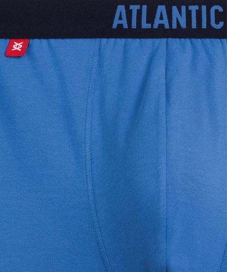 Трусы мужские боксеры (5шт) Atlantic 5SMH-004, светло-зеленый + темно-синий + светло-голубой + индиго + темно-голубой