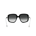 Очки Alexander McQueen AM0374S-001 квадрат черный с серебром