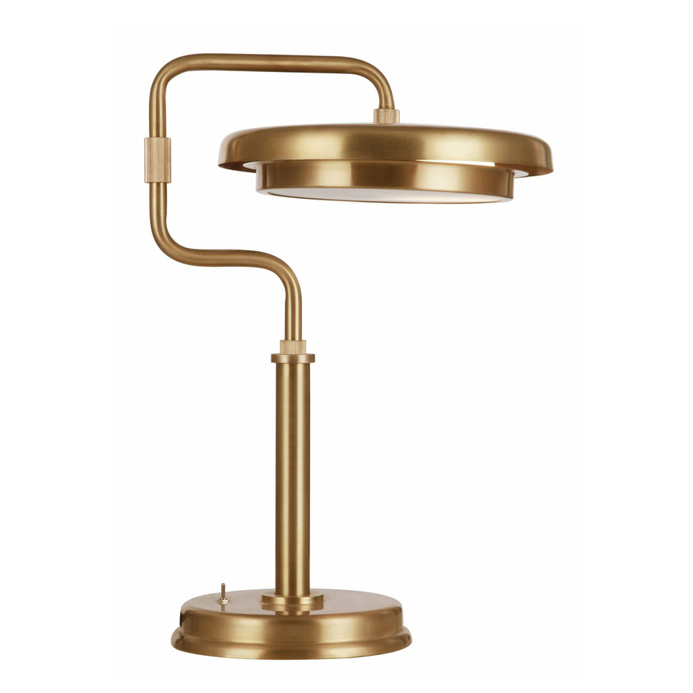 Настольная лампа Cloyd LEGRATE T1 / выс. 43 см - латунь (арт.30020)