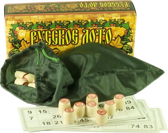 Игра Русское Лото &quot;Роспись&quot; в картонном боксе
