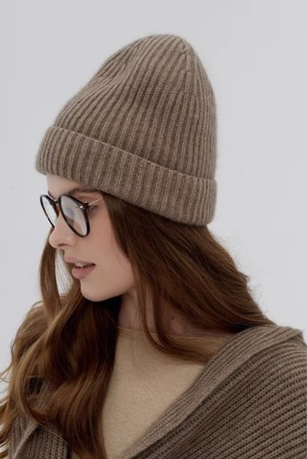 Шапка ШП804-29 темно-бежевая