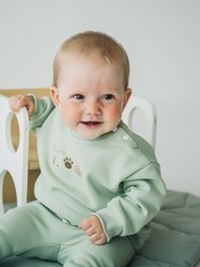 Свитшот "Шалфей" утепленный 0+