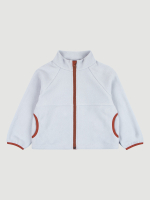 Флисовая куртка на молнии Mjölk Серебро