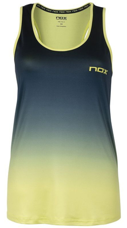 Женский топ теннисный NOX Camiseta Mujer Tirantes Pro W - azul/lima