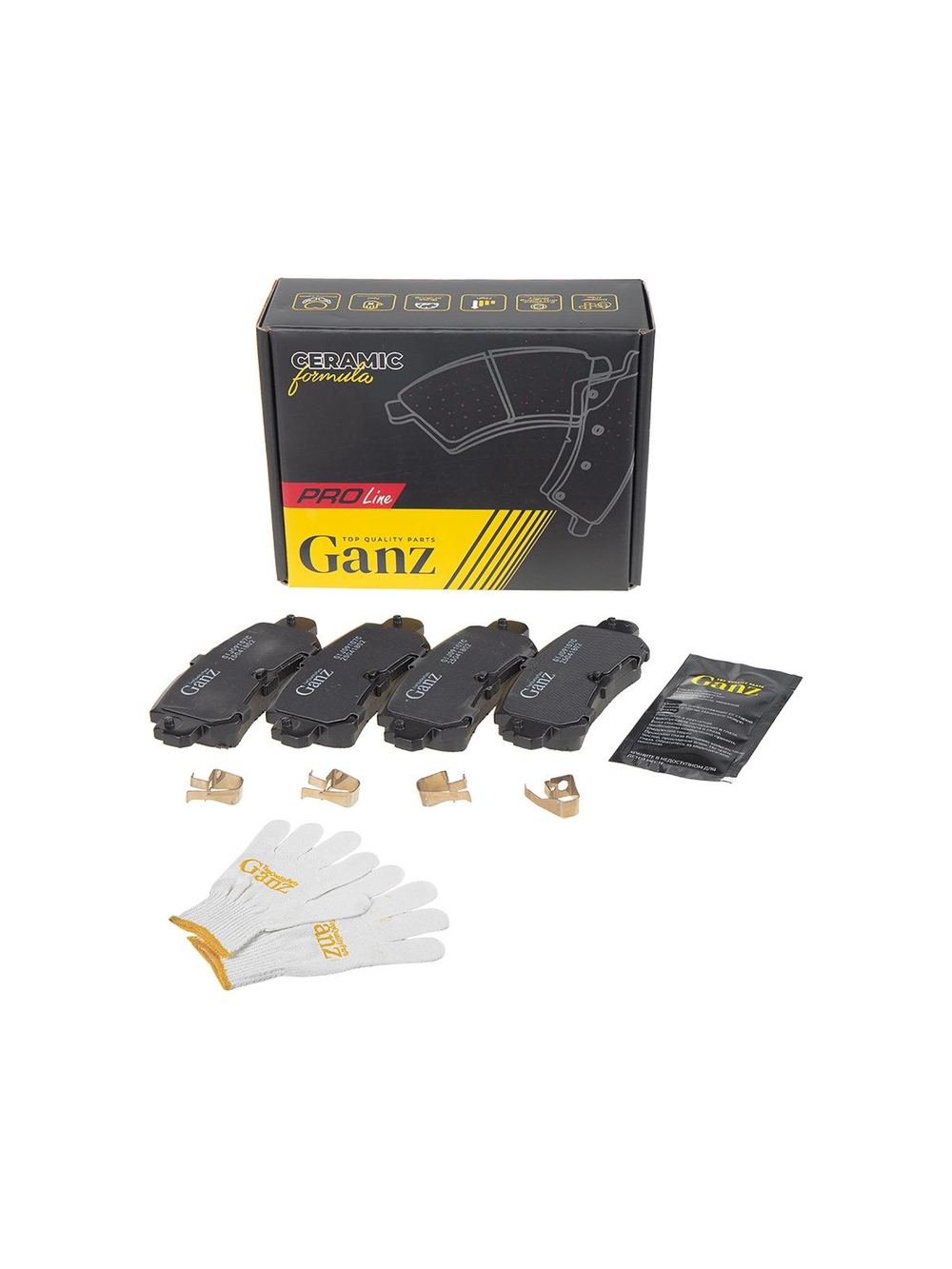 Колодки задние PRO-Line Ceramic MAZDA CX-5 GANZ GIJ09107C