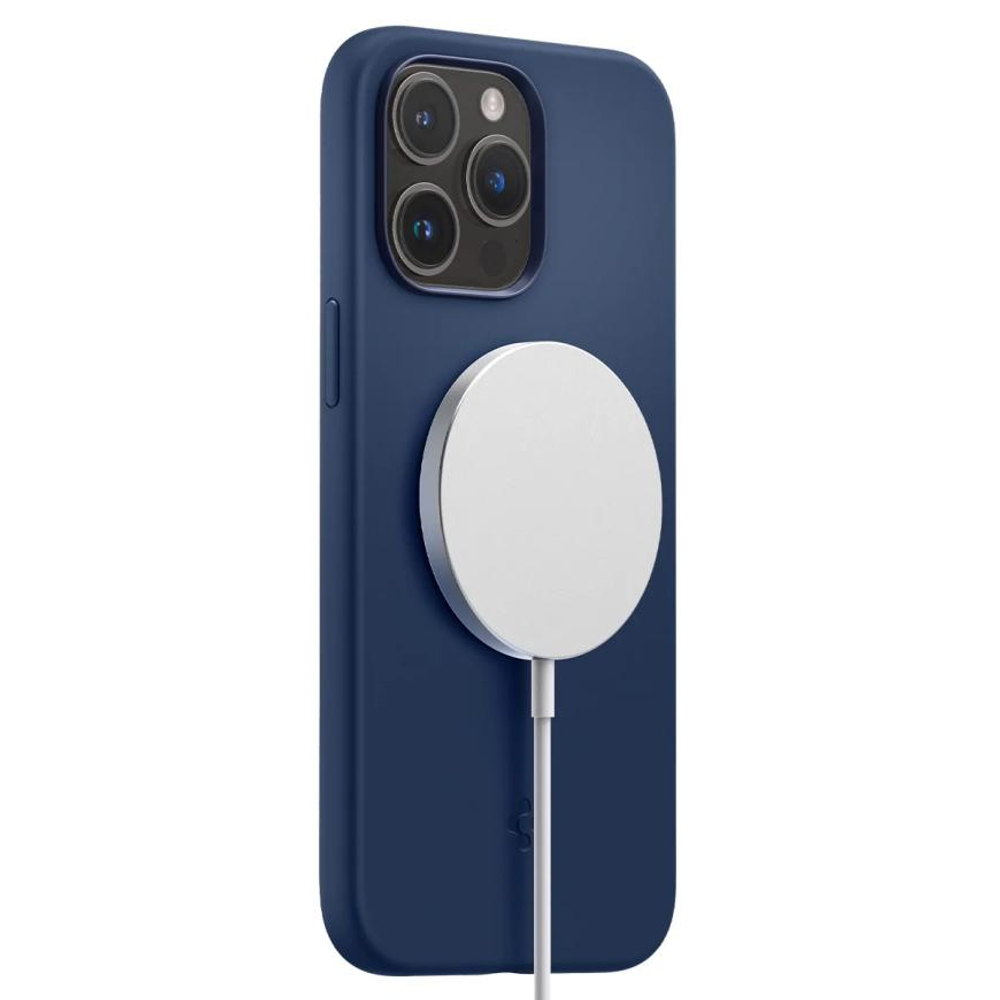 Силиконовый чехол с поддержкой MagSafe Spigen Silicone Fit (Mag Fit) для iPhone 14 Pro Max