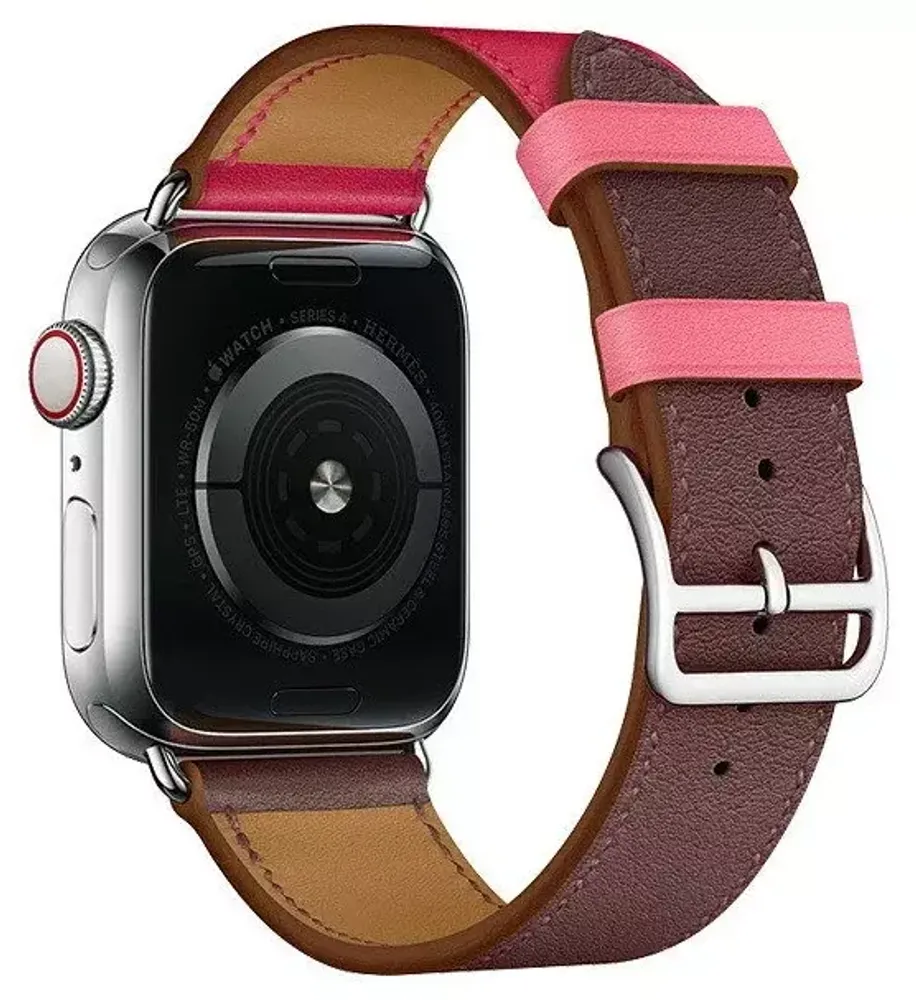 Ремешок W36 42/44mm Leather Apple Watch (WH5260-44-ACR) Amber.orange/rose azalee COTEetCT