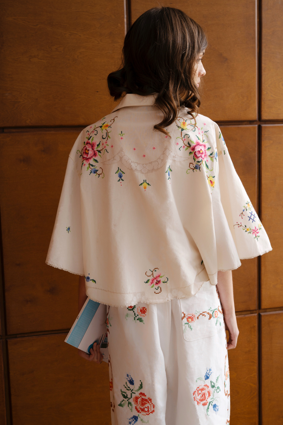 Топ с розочками