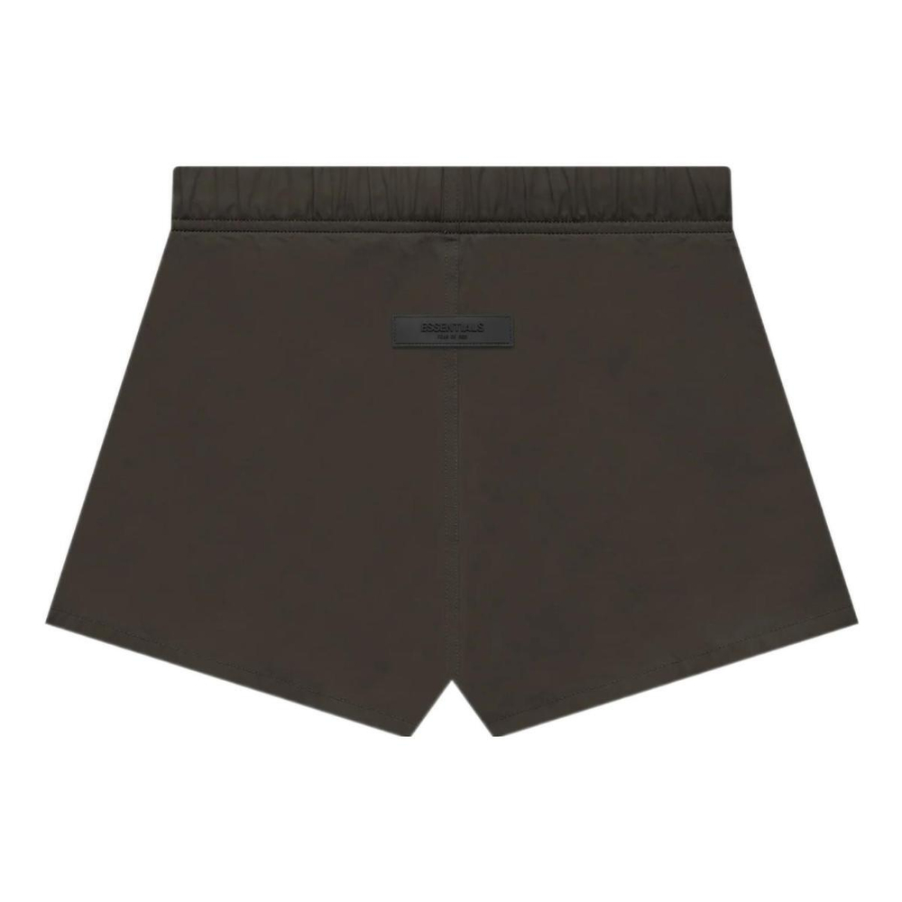 Шорты Fear of God Essentials FW22 Womens Cotton Running Shorts Off Black Logo, FOG-FW22-408