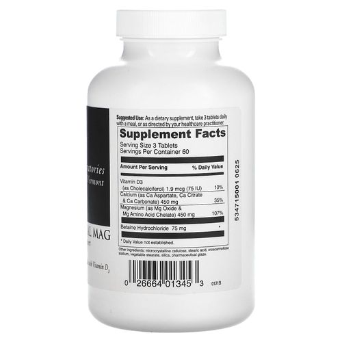 DaVinci Laboratories, Cal Mag из нескольких источников, 180 таблеток